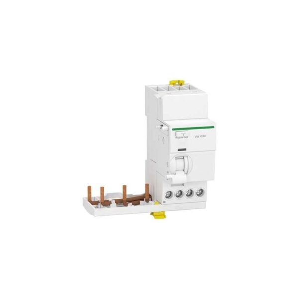 Disjoncteurs différentiels additionnels, Acti9 Vigi iC40, 3P+N, 40 A, 30 mA, type AC