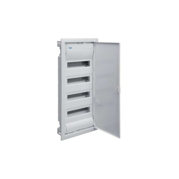 HAGER Coffret encastré Volta 12 modules - 4 rangées VU48